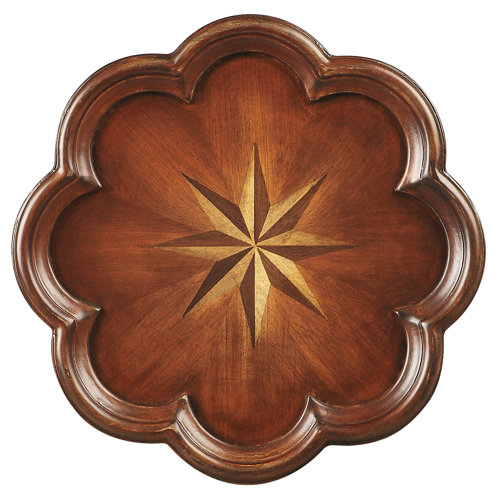 Lark Manor Akyra Tray Top Pedestal End Table & Reviews Wayfair